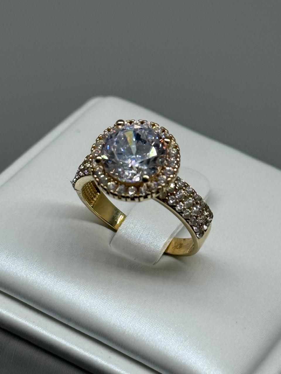ANILLO COMPROMISO REDONDO 10K 3.5G T6 LK13